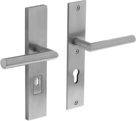 Intersteel Schutzbeschlag, Kernziehschutz PZ 72 mm eckig Drücker/Drücker