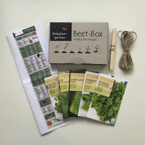 SAMEN MAIER samenmaier Beet-Box "Kräutergarten" - gruen