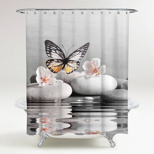 Sanilo Duschvorhang »Vanesa«, 180 x 200 cm, Grau