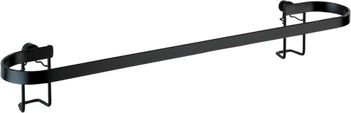 WENKO Handtuchstange »Classic Pl. schwarz«, Stahl, schwarz