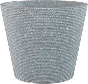 Pflanzgefäß »Sorrento«, 49 x 39,4 cm (ØxH), Kunststoff, steingrau