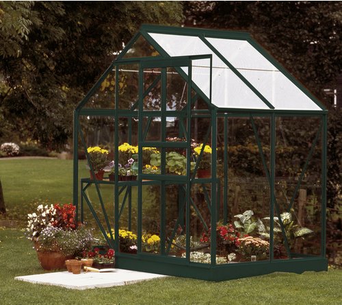 VITAVIA Gewächshaus »Venus«, 2,5 m², Aluminium/Glas, winterfest - gruen