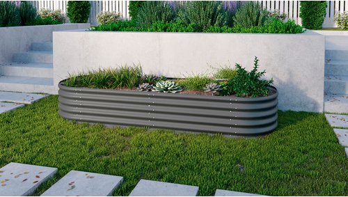 VITAVIA Hochbeeterweiterung, 1 Stück - grau