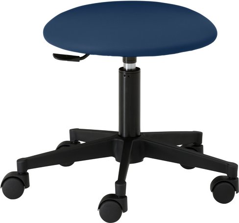 Mayer Sitzmöbel Drehhocker »1350«, Breite: 50 cm, höhenverstellbar, Polyester, blau