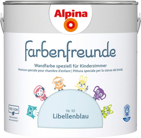 ALPINA Dispersionsfarbe »Farbenfreunde«, Libellenblau, matt