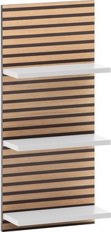 SCHILDMEYER Regal »Katta «, BxH: 30,3 x 70,2 cm, mattweiß - weiss