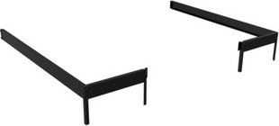 Thumbnail - HALLS Fundamentrahmen »Qube Lean-to«, für Gewächshauser, Höhe: 12 cm, Stahl, schwarz