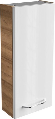 Thumbnail - FACKELMANN Hängeschrank »MILANO«, Asteiche/weiss, 1 Tür, BxHxT: 30 x 68 x 15,4 cm