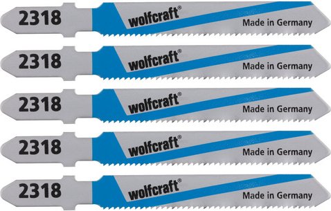 WOLFCRAFT Sägeblatt, Länge: 75 mm, Schnellarbeitsstahl (HSS) - silberfarben