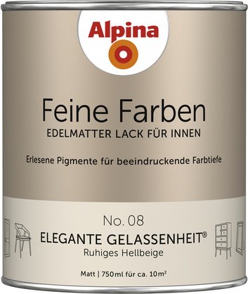 ALPINA Buntlack »Feine Farben«, 0,75 l, hellbeige
