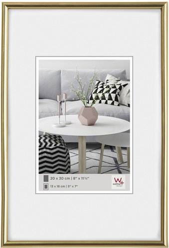 Walther Design Bilderrahmen »GALERIA«, BxL: 22,1 x 30,8 cm, goldfarben, Kunststoff