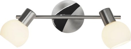 BRILLIANT Deckenleuchte »TIARA«, 2-flammig, 40 W - silberfarben | weiss