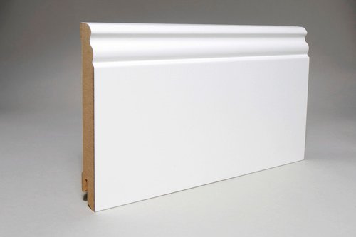 WUNDERWERK Sockelleiste, Länge: 244 cm, altdeutsch/klassisch, weiß - weiss