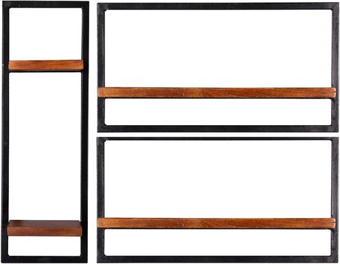 SIT Wandregal »PANAMA«, 4 Fachböden, Holz - braun