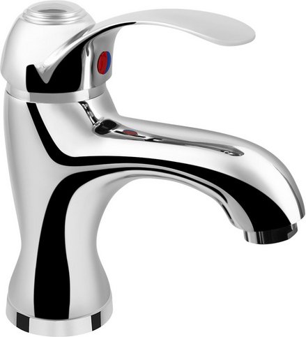 WELLWATER Einhebelmischer, verchromt, Cold-Start und Comfort-Öffnung - silberfarben