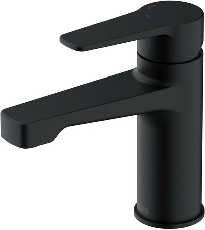 LENZ Waschtischarmatur »MOLA«, 3/8", Messing, schwarz-matt