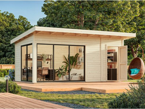 Thumbnail - PALMAKO Gartenhaus »Andrea« - natur