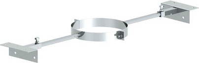 Tecnovis Sparrenhalterung »Zitec-Pro«, Ø130 mm - silberfarben