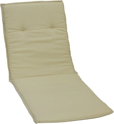 BEO Liegenauflage »Turin«, cremeweiß, Uni, BxL: 58 x 191 cm - weiss
