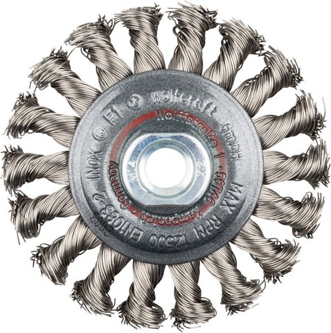 Thumbnail - WOLFCRAFT Scheibendrahtbürste, Ø 100 mm - silberfarben