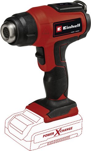 EINHELL Akku-Heißluftpistole »Power X-Change«, 14,4 W, 2 Temperaturstufen - rot