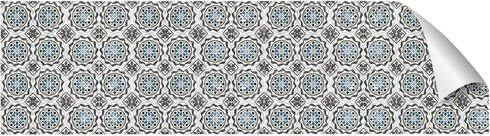 mySPOTTI Küchenrückwand-Panel »fixy«, grau/weiß/blau