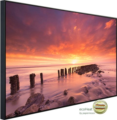 Thumbnail - papermoon Infrarotheizung »EcoHeat - Strand «, Matt-Effekt - bunt