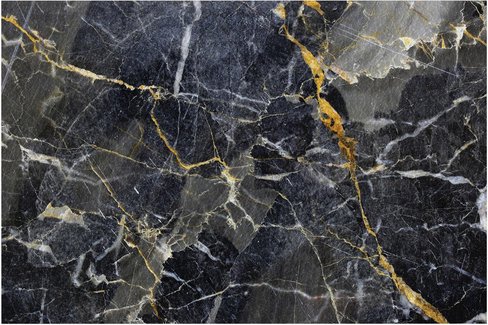 mySPOTTI Tischset »Kima«, rechteckig, Kunstleder, grau/weiß/goldfarben