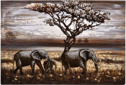 INTERIA Home & Living Wandbild, Stahlblech, mehrfarbig - bunt