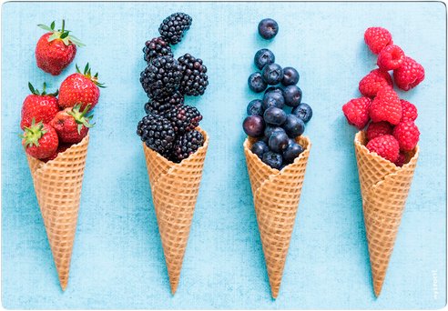 mySPOTTI Mini-Spritzschutz »Berry«, Aluverbund, Früchte