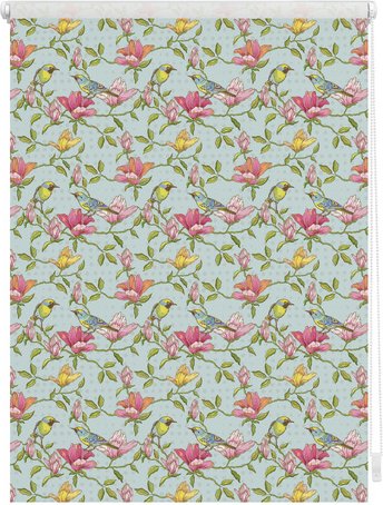 Thumbnail - Lichtblick Rollo, Klemmfix, 90x150 cm, Birds, grün pink - bunt