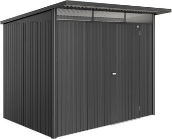 BIOHORT Gerätehaus »AvantGarde Eco«, BxHxT: 260 x 218 x 220 cm (Außenmaß), Gr. A5, dunkelgrau-metallic,