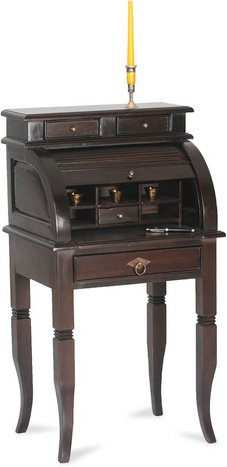 SIT Sekretär »SAMBA«, BxH: 55 x 100 cm, Akazienholz - schwarz