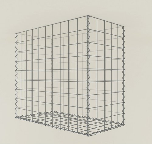 Gabiona Pflanzgabione, galvanisch verzinkter Stahl - silberfarben