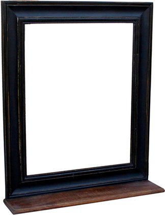 SIT Spiegel »CORSICA«, BxH: 68 x 79 cm, rechteckig - schwarz