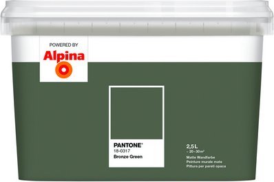 Thumbnail - ALPINA Wandfarbe »PANTONE«, Bronze Green, matt, 2,5 l - gruen