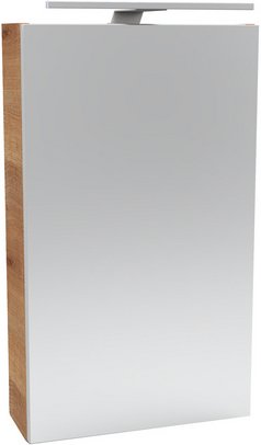 Thumbnail - FACKELMANN Spiegelschrank »SBC«, Asteiche, BxHxT: 40 x 68 x 15,3 cm - grau