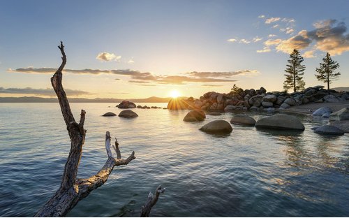 KOMAR Vliestapete »Final Light«, Breite 450 cm, seidenmatt - bunt