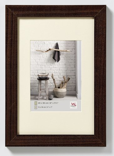 Thumbnail - Walther Design Bilderrahmen »HOME«, BxL: 45,1 x 55,1 cm, nussbaum, Holz - braun