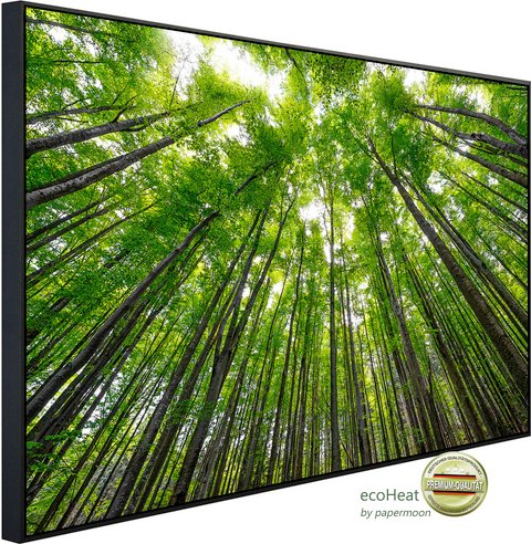 papermoon Infrarotheizung »EcoHeat - Hohe Buchen«, Matt-Effekt - bunt