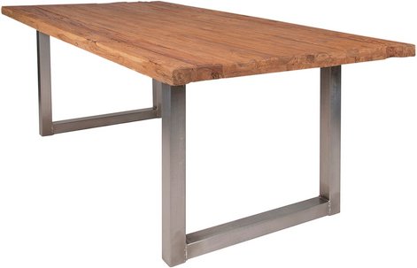 Thumbnail - SIT Tisch »TABLES & CO«, HxT: 76 x 100 cm, Holz - braun | silberfarben