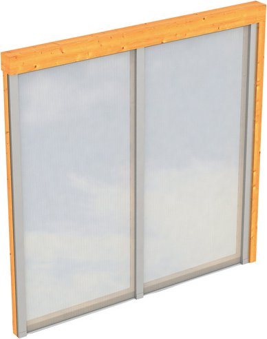 SKANHOLZ Seitenwand, B x H: 78,5 x 200 cm, Holz, Farbe: natur