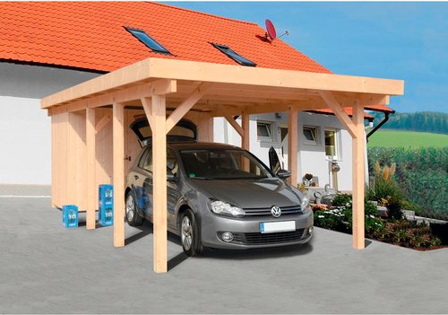 Geräteraum »Potsdam 2«, BxT: 316 x 193 cm, geeignet für: Carport - beige