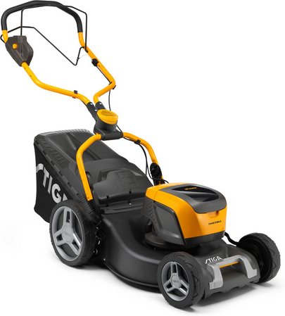 STIGA Rasenmäher »STIGA 500er Serie«, Radantrieb, 46 cm Schnittbreite, für 550 m² Fläche - gelb