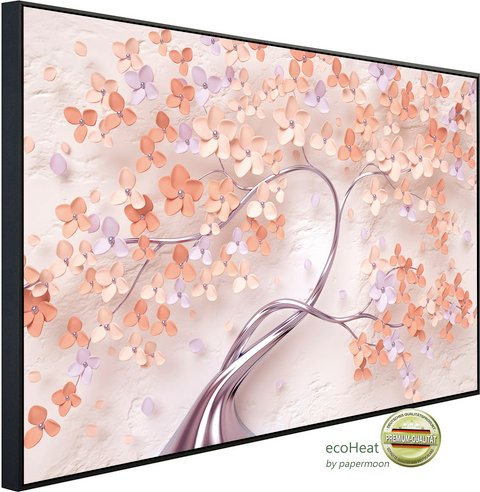 Thumbnail - papermoon Infrarotheizung »EcoHeat - Muster mit Blumen«, Matt-Effekt - bunt