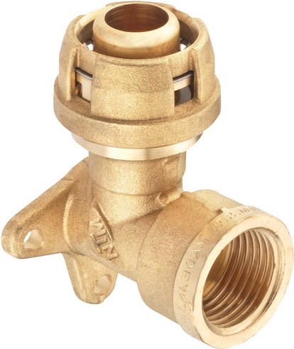 CORNAT Wandscheibe, 1/2", Messing - goldfarben