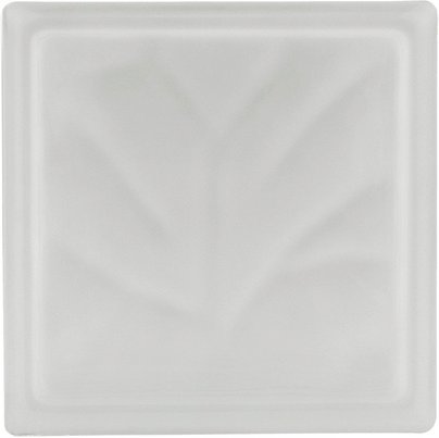 Fuchs Design Glasbaustein isoliert, BxH: 190 x 190 mm - weiss