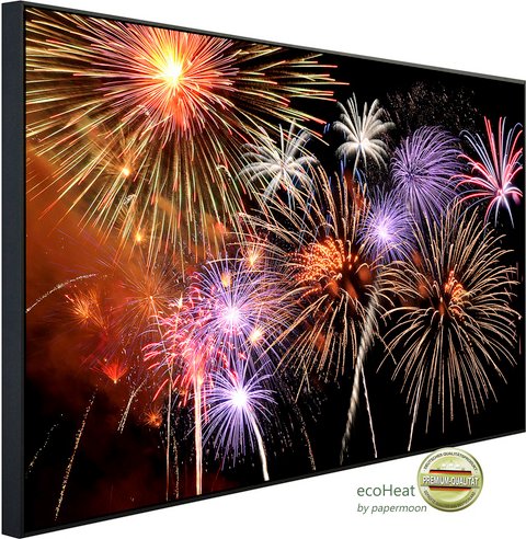 Thumbnail - papermoon Infrarotheizung »EcoHeat - Berstendes Feuerwerk«, Matt-Effekt - bunt