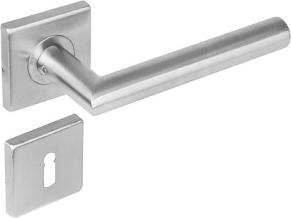 Intersteel Türdrücker, 53x53x8 mm BB-Rosetten Recht 90 Grad