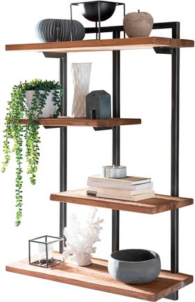 SIT Wandregal »ROMANTEAKA«, 4 Fachböden, Holz - braun